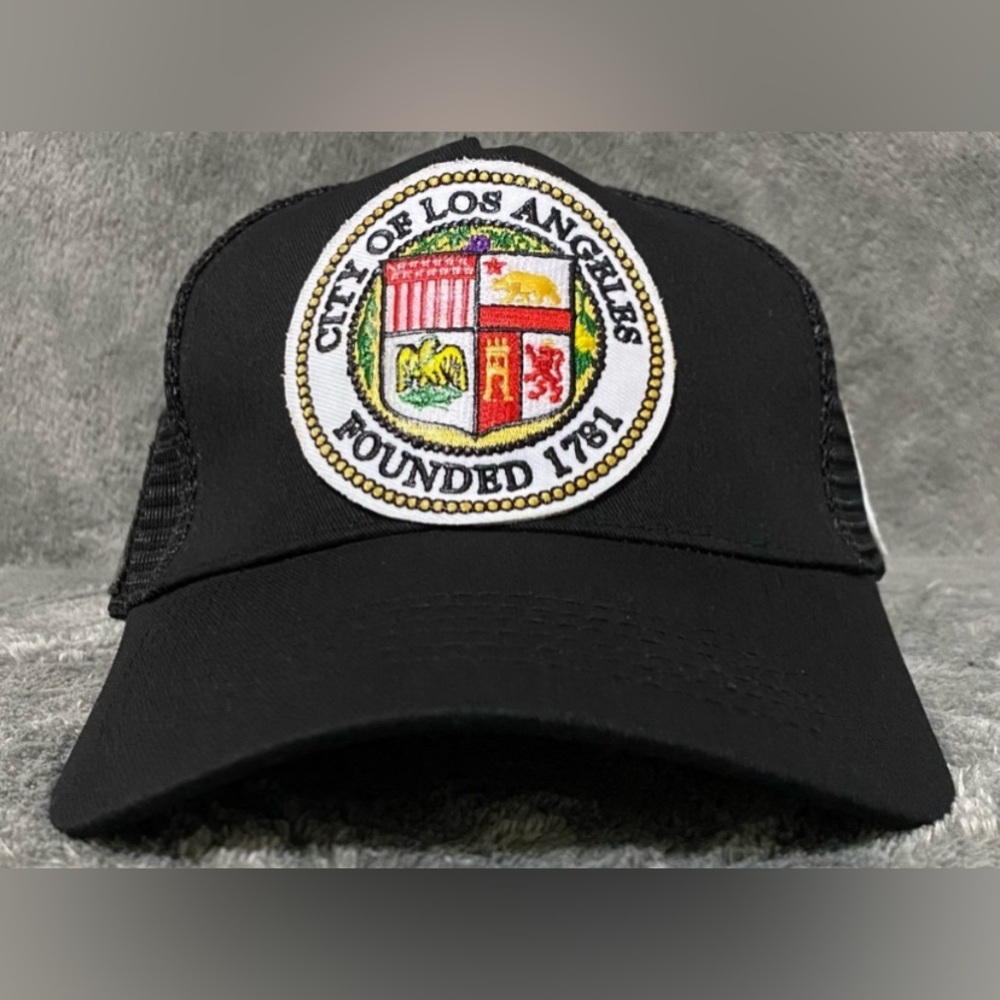 Custom city of Los Angeles weed hat